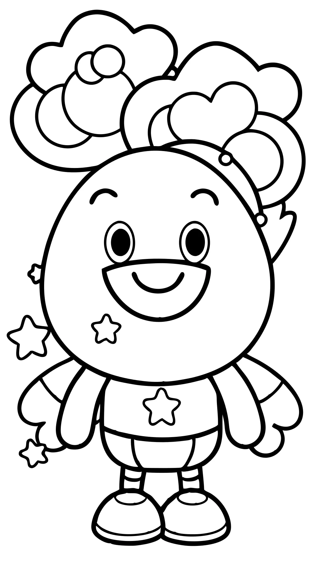 Rainbow Friends Blue Coloring Pages